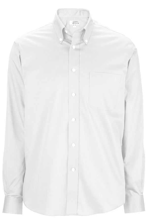 Edwards Men'S Oxford Wrinkle-Free Dress Shirt