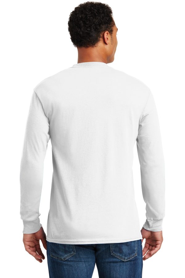 Gildan - Heavy Cotton 100% Cotton Long Sleeve T-Shirt.  5400 - Image 2