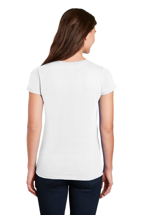 Gildan Ladies Heavy Cotton 100% Cotton V-Neck T-Shirt. 5V00L - Image 2