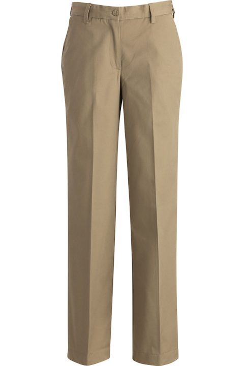 Edwards Ladies Ez Fit Utility Chino Flat Front Pant Unitex Direct