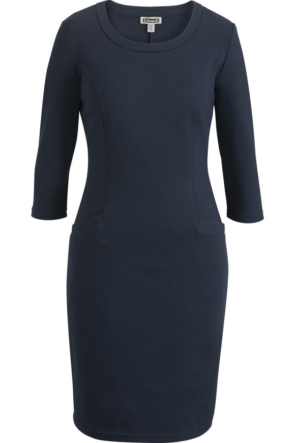 Edwards Ladies Ponte Sheath Dress