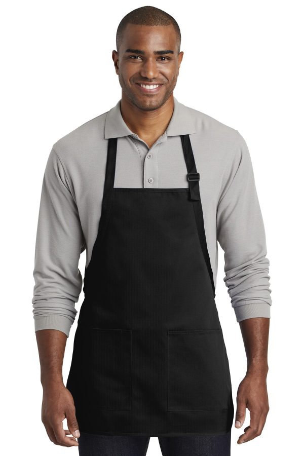 Port Authority  Medium-Length Two-Pocket Bib Apron. A601