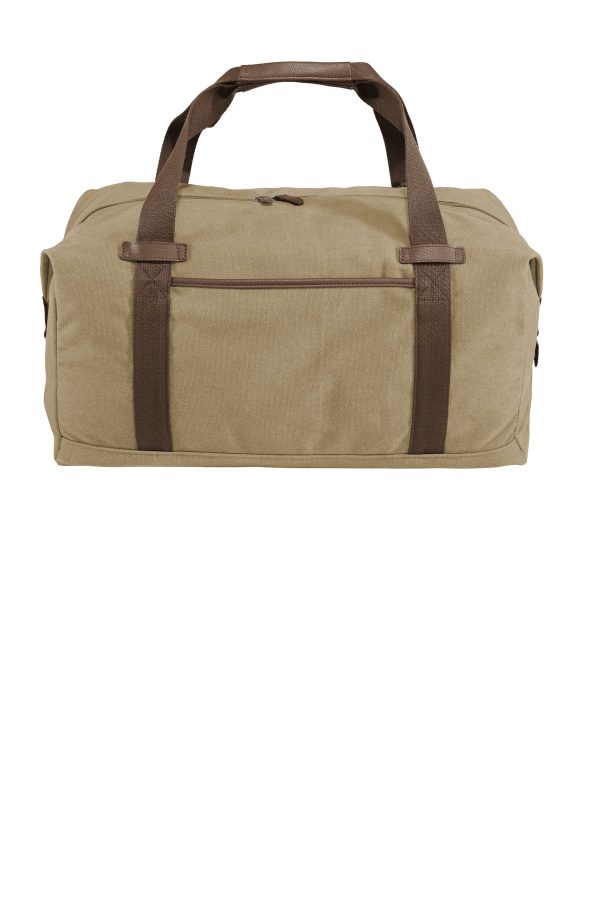 Port Authority  Cotton Canvas Duffel. BG803