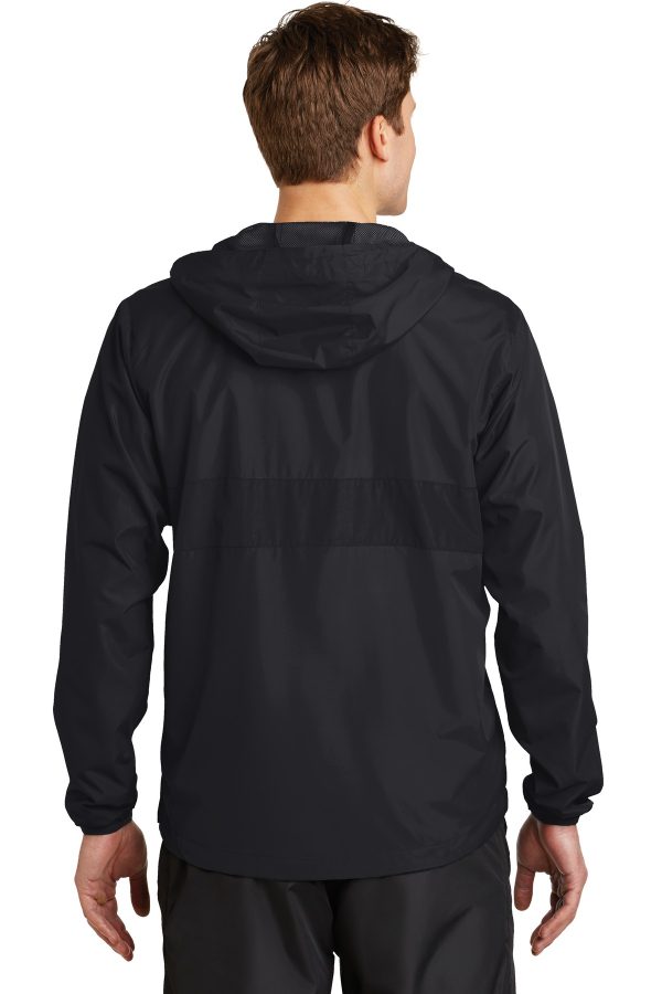 Sport-Tek Zipped Pocket Anorak. JST65 - Image 2