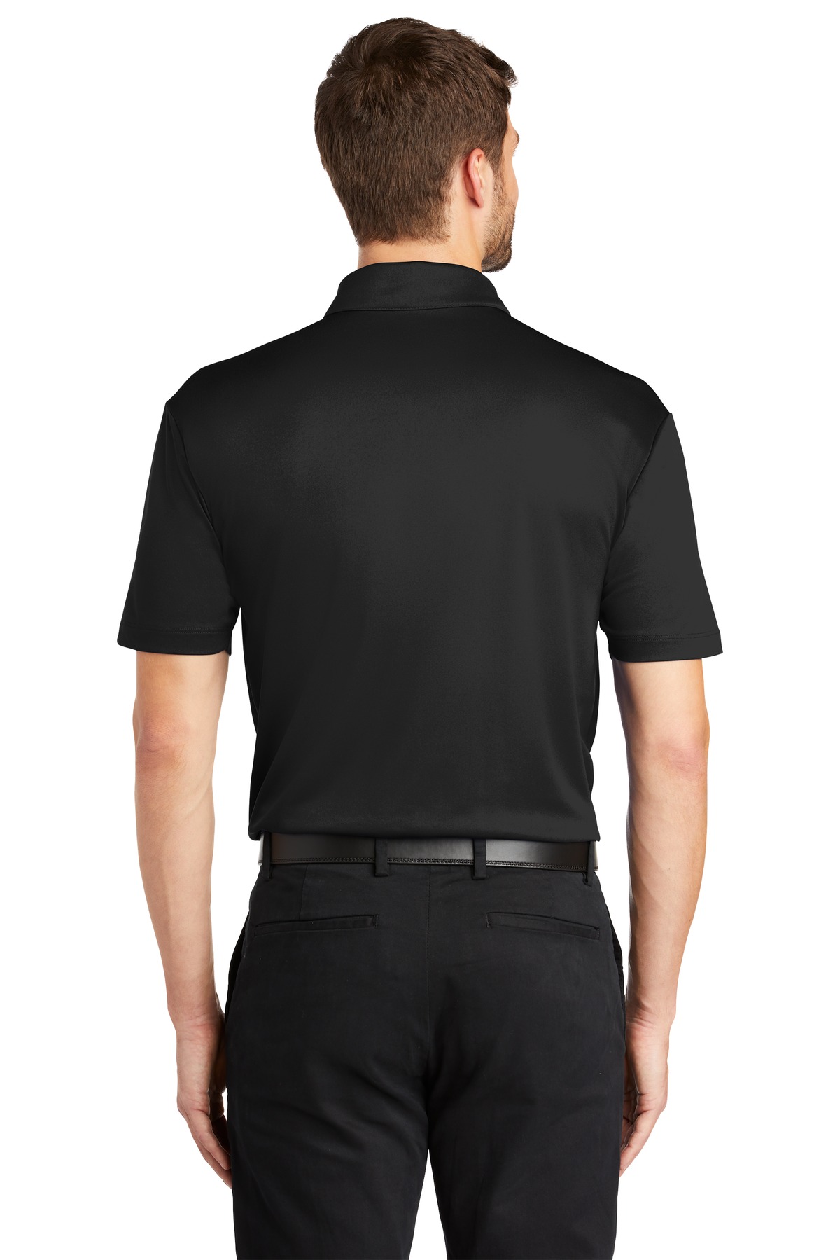 Port Authority Silk Touch Performance Pocket Polo. K540P - Image 2