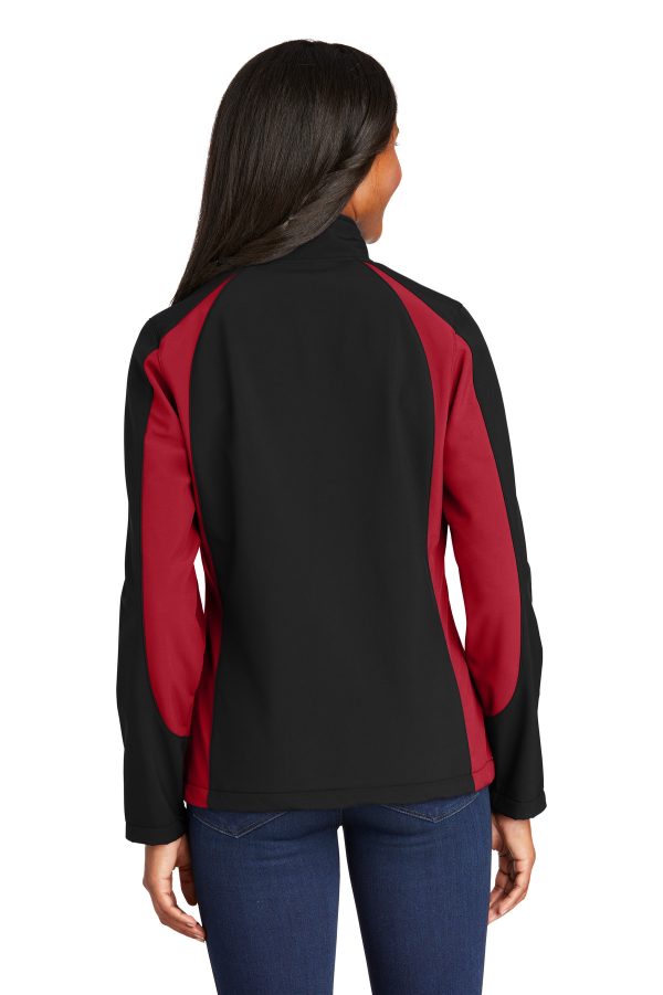 Sport-Tek Ladies Colorblock Soft Shell Jacket. LST970 - Image 2