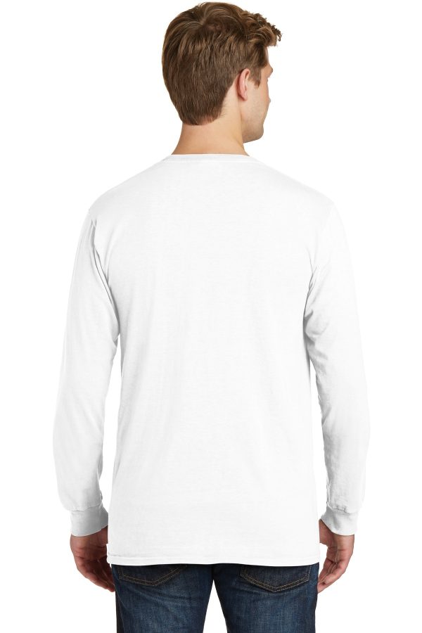 Port & Company Beach Wash Garment-Dyed Long Sleeve Tee PC099LS - Image 2