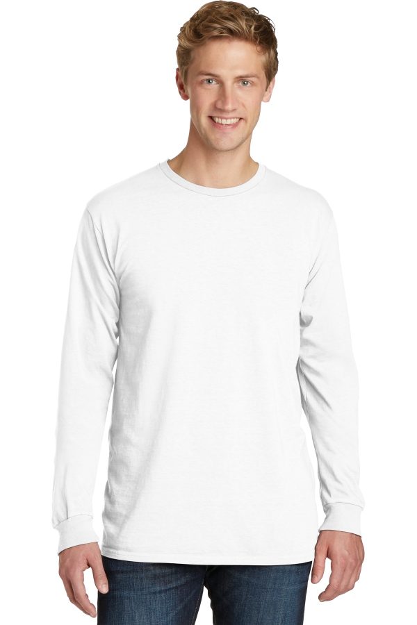 Port & Company Beach Wash Garment-Dyed Long Sleeve Tee PC099LS