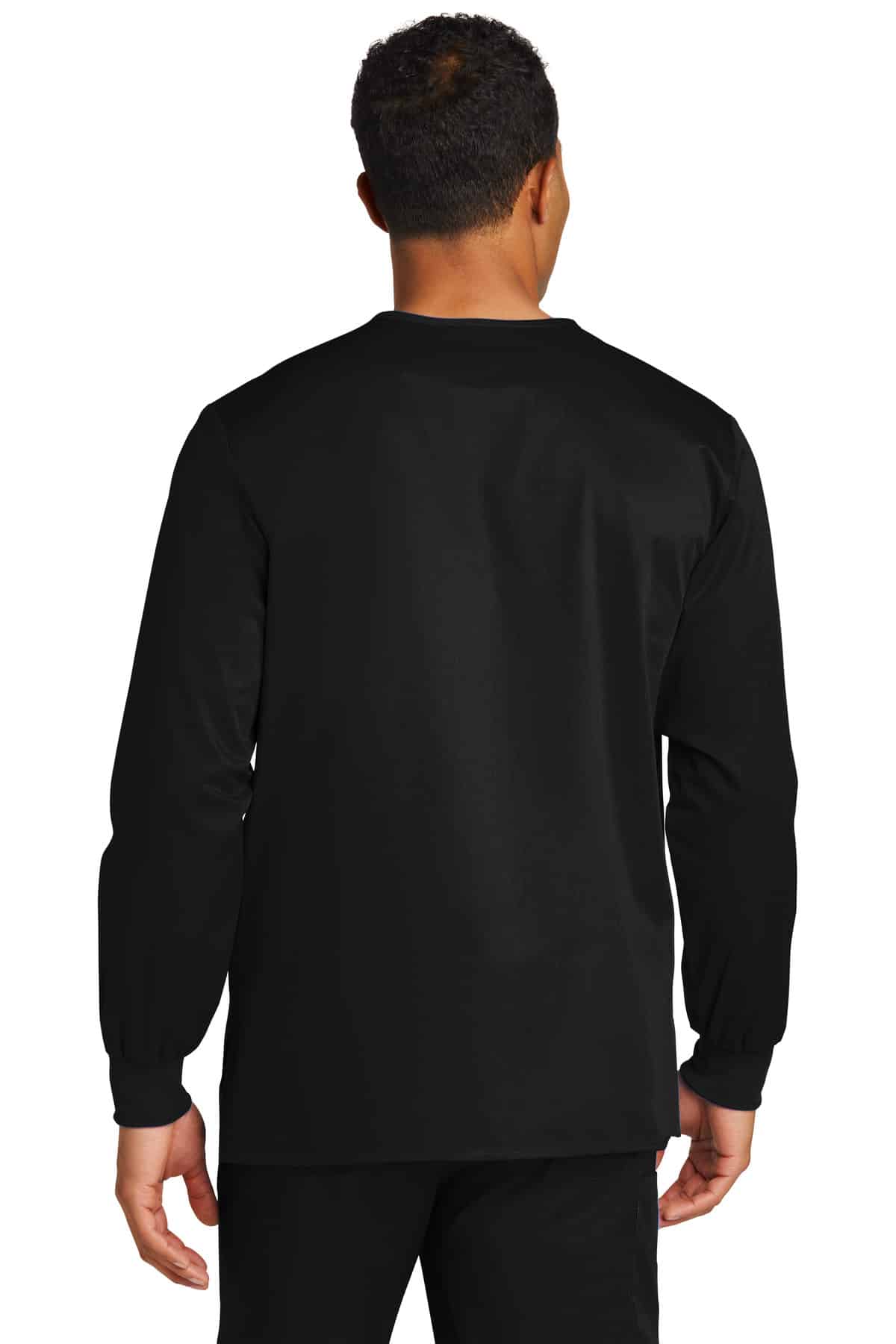 WonderWink Unisex WorkFlex Snap-Front Scrub Jacket WW3080 - Image 2